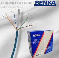 Cáp Mạng BENKA ( 313 4224C6 ) Benka U/UTP CAT.6 Cable 4×2×24 AWG, 305m/box | Chính Hãng – Giá Tốt Nhất