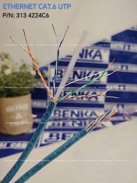 Cáp Mạng BENKA ( 313 4224C6 ) Benka U/UTP CAT.6 Cable 4×2×24 AWG, 305m/box | Chính Hãng – Giá Tốt Nhất