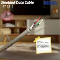 “177 2216” Cáp Tín Hiệu Benka 2Pair 16AWG TCU/PE/OSCR/PVC, Grey, 305m | Chính Hãng – Chống Nhiễu – Chống Bén Cháy